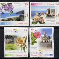 Cuba 1996 Tourism and Flowers set of 4 unmounted mint, SG 4092-95