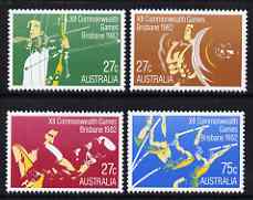 Australia 1982 Commonwealth Games set of 4 unmounted mint, SG 859-62*