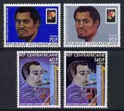 Central African Republic 1982 Painters set of 4 unmounted mint, SG 880-83