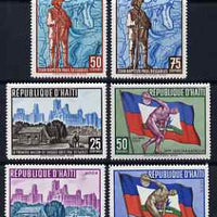 Haiti 1959 3rd Pan-American Games, Chicago set of 6 unmounted mint, SG 649-54