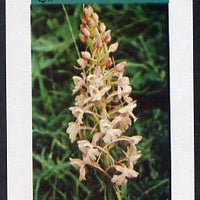 Oman 1973 Orchids imperf souvenir sheet (2R value) unmounted mint