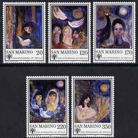 San Marino 1979 International Year of the Child set of 5 unmounted mint, SG 1115-19
