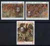 Wallis & Futuna 1979 Works of Local Artists set of 3 unmounted mint, SG 338-40
