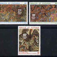 Wallis & Futuna 1979 Works of Local Artists set of 3 unmounted mint, SG 338-40