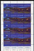Marshall Islands 1984 Christmas se-tenant strip of 4 unmounted mint in sheetlets of 4 strips, SG 29-32