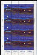 Marshall Islands 1984 Christmas se-tenant strip of 4 unmounted mint in sheetlets of 4 strips, SG 29-32