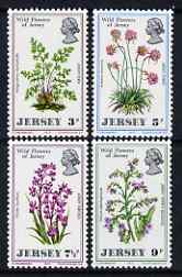 Jersey 1972 Wild Flowers of Jersey set of 4 unmounted mint,, SG 69-72
