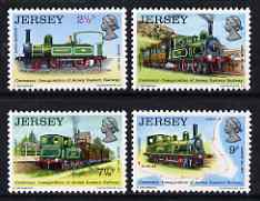 Jersey 1973 Centenary of Jersey Eastern Railway set of 4 unmounted mint, SG 93-96