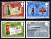 Jersey 1974 Centenary of UPU set of 4 unmounted mint, SG 107-110