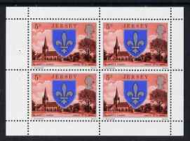 Jersey 1976 St Mary's Church 5p booklet pane of 4 unmounted mint, SG 139a,,,