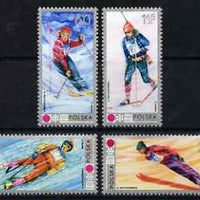 Poland 1972 Winter Olympics, Sapporo set of 4 unmounted mint, SG 2128-31