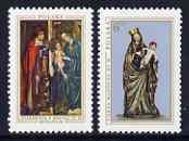 Poland 1976 Polish Art set of 2 unmounted mint, SG 2461-62