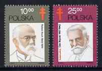 Poland 1982 Centenary of Discovery of Tubercle Bacillus set of 2 unmounted mint, SG 2831-32