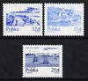 Poland 1982 Views of the Vistula River set of 3 unmounted mint, SG 2846-48