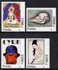 Poland 1992 Poster Art (1st series) set of 4 unmounted mint, SG 3432-35