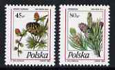 Poland 1995 Cones set of 2 unmounted mint, SG 3557-58