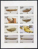 Oman 1977 Airships imperf set of 8 values (1b to 1R) unmounted mint
