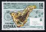 Spain 1982 Stamp Day 14p Map of Tenerife and Letter unmounted mint, SG 2688