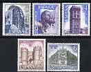 Spain 1982 Tourist Series set of 5 unmounted mint, SG 2696-700