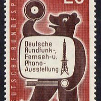 Germany - West Berlin 1961 Broadcasting Exhibition unmounted mint, SG B212*