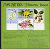 Mauritius 1977 Indigenous Flowers m/sheet of 4 unmounted mint, SG MS 523
