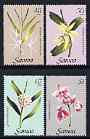 Samoa 1985 Orchids (1st series) set of 4 unmounted mint, SG 688-91