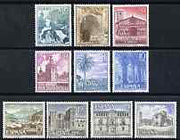 Spain 1966 Tourist Series set of 10 unmounted mint, SG 1786-95