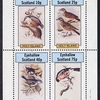Eynhallow 1981 Garden Birds perf set of 4 values (10p to 75p) unmounted mint