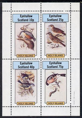 Eynhallow 1981 Garden Birds perf set of 4 values (10p to 75p) unmounted mint
