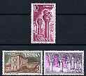 Spain 1975 San Juan de la Pena Monastery commem set of 3 unmounted mint, SG 2342-44