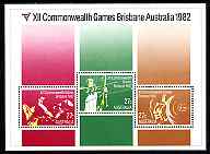 Australia 1982 Commonwealth Games m/sheet unmounted mint SG MS 863