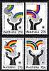Australia 1983 Commonwealth Day perf set of 4 unmounted mint, SG 882-85*