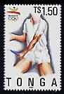 Tonga 1992 Tennis 1p50 (from Barcelona Olympic Games set) unmounted mint, SG 1179