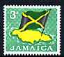 Jamaica 1964-68 National Flag & Map 3d (from def set) unmounted mint, SG 221