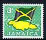 Jamaica 1964-68 National Flag & Map 3d (from def set) unmounted mint, SG 221