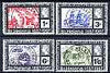 St Helena 1967 330th Anniversary of Arrival of Settlers after great Fire of London perf set of 4 fine cds used, SG 214-17