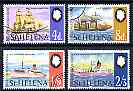 St Helena 1969 Mail Communications (Ships) perf set of 4 fine cds used, SG 241-44