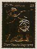 Staffa 1979 New Years Day £8 embossed in 23k gold foil (Rosen #625) unmounted mint