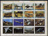 Umm Al Qiwain 1972 Aircraft sheetlet containing 16 values unmounted mint, Mi 1274-89A