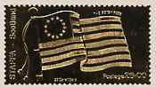 Staffa 1974 The Betsy Ross Flag £6 embossed in 23k gold foil (Rosen #266) unmounted mint