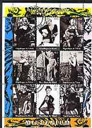 Chad 2000 Millennium - Marilyn Monroe perf sheetlet containing 9 values, cto used