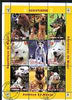 Niger Republic 1998 Animals of the World - Dogs perf sheetlet containing 9 values (each with Scouts Logo) cto used
