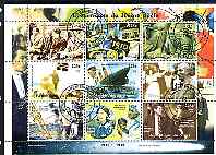 Niger Republic 1998 Events of the 20th Century 1910-1919 perf sheetlet containing 9 values cto used