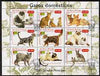 St Thomas & Prince Islands 2004 Domestic Cats perf sheetlet containing 9 values cto used