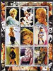 Eritrea 2002 Brigitte Bardot perf sheetlet containing 9 values cto used