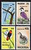 Nigeria 1984 Rare Birds perf set of 4 unmounted mint, SG 484-87*