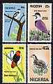 Nigeria 1984 Rare Birds perf set of 4 unmounted mint, SG 484-87*