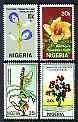Nigeria 1987 Flowers perf set of 4 unmounted mint, SG 543-46*