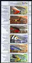 Canada 1998 Fishing Flies part booklet pane containing complete set of 6 unmounted mint, SG 1784-89