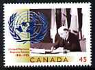 Canada 1995 50th Anniversary of United Nations 45c unmounted mint, SG 1666